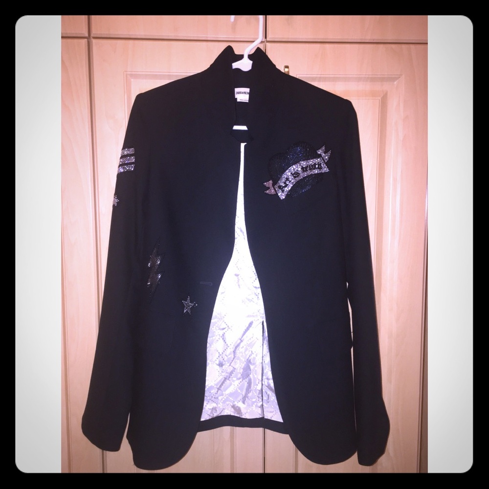 Zadig and Voltaire embellished blazer